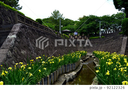 高瀬裏川花しょうぶまつり 歴史ある石橋、石垣と花しょうぶの風情ある風景 高瀬裏川花しょうぶまつり 歴史ある石橋、石垣と花しょうぶの風情ある風景 92122326