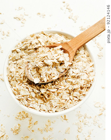 Bowl with oatmeal Bowl with oatmeal 92124146