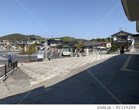 平泉駅前の風景 92124269