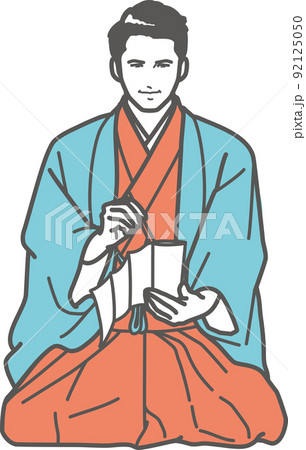 文を書く 羽織袴 文を書く 羽織袴 92125050