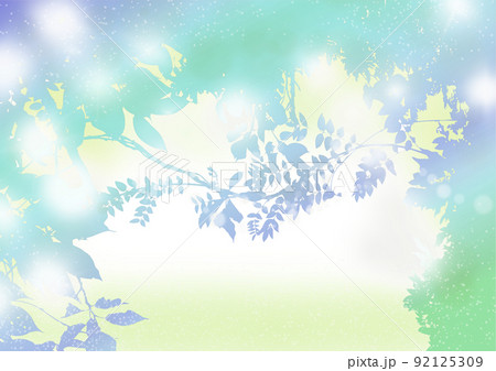 樹、森の中イメージ背景 92125309