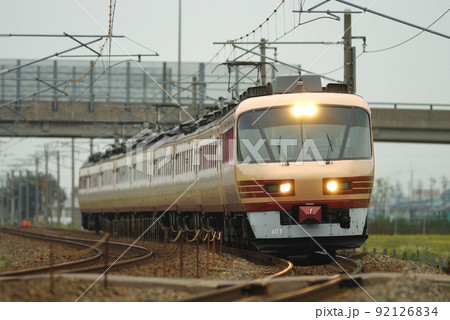 北陸本線　加賀笠間ー美川　JR西日本　485系　A01編成（京都）　雷鳥 92126834