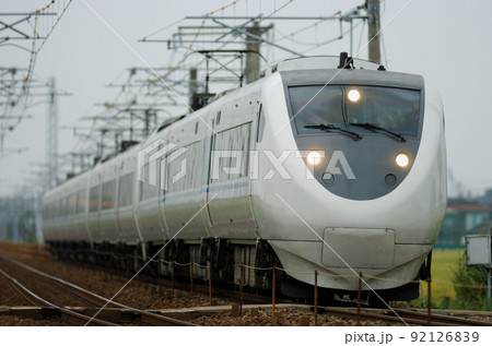 北陸本線　美川ー加賀笠間　JR西日本　681系　T12+T36+T03編成（金沢）　サンダーバード 92126839