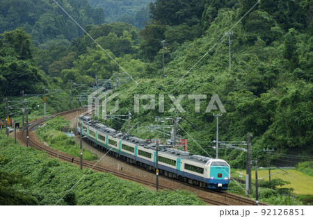 北陸本線 倶利伽羅ー石動 JR東日本 485系 R1編成(新潟) はくたか 北陸本線 倶利伽羅ー石動 JR東日本 485系 R1編成(新潟) はくたか 92126851