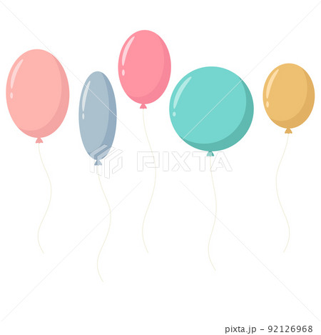 Balloons simple isolated vector illustration 92126968