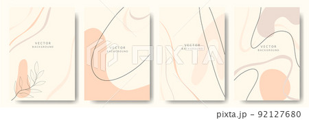 Abstract background various shapes set up. Ideal for cover, poster, business card, flyer,  brochure,magazine first page,social media and other.vector illustration 92127680