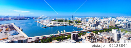 千葉港 千葉市 臨海部 【 東京湾 を 遠景 に望む 】 千葉港 千葉市 臨海部 【 東京湾 を 遠景 に望む 】 92128844