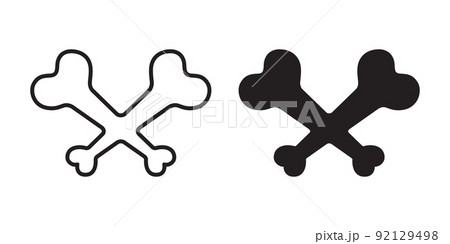 crossbones icon vector Halloween dog logo skull pirate symbol ghost cartoon character doodle illustration design clip art crossbones icon vector Halloween dog logo skull pirate symbol ghost cartoon character doodle illustration design clip art 92129498