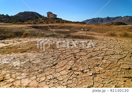 Old abandoned mines of Mazarron in Murcia. Spain 92130130