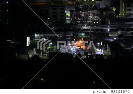 水島臨海工業地帯 鷲羽山展望台より 水島臨海工業地帯 鷲羽山展望台より 92131670