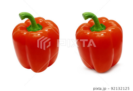 パプリカ イラスト リアル レッドのイラスト素材 パプリカ イラスト リアル レッドのイラスト素材