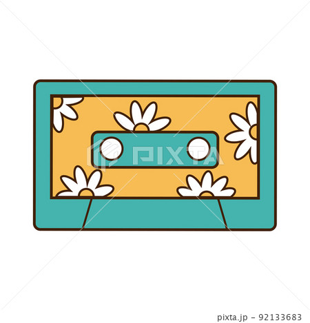 Retro cassette tape Retro cassette tape 92133683
