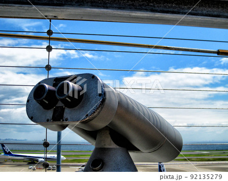 【東京】羽田空港の望遠鏡 92135279