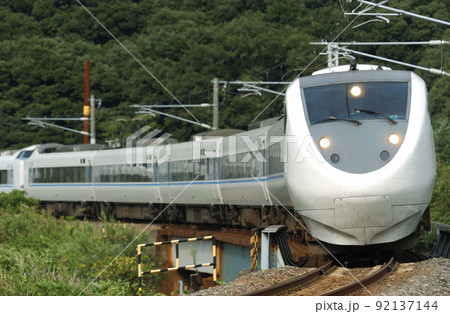 北陸本線　敦賀ー新疋田　JR西日本　681系　T03編成（金沢）　サンダーバード 92137144