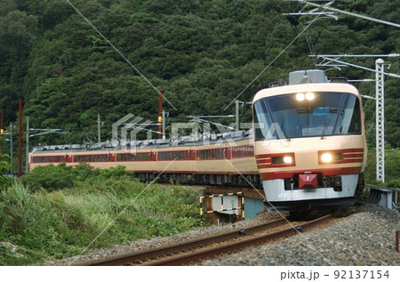 北陸本線　敦賀ー新疋田　JR西日本　485系　A01編成（京都）　雷鳥 92137154