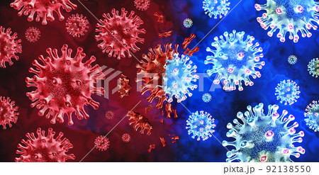 Subvariant Virus Spreading 92138550
