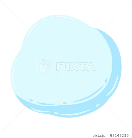 Decorative background cloud for text. Speechbubble in cartoon style. 92142236