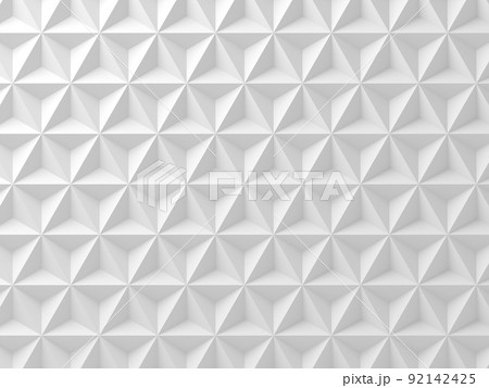 Asanoha. Traditional Japanese pattern over white wall, 3d 92142425