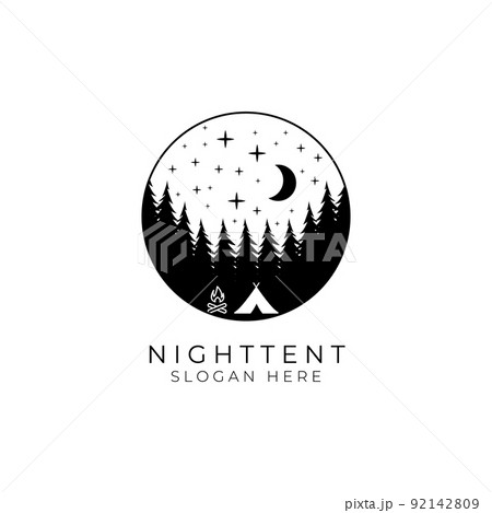 camping travel logo vector illustration design, simple adventure template logo camping travel logo vector illustration design, simple adventure template logo 92142809