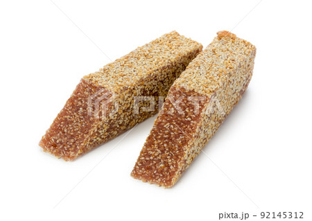 Turkish delight isolated on white. 92145312