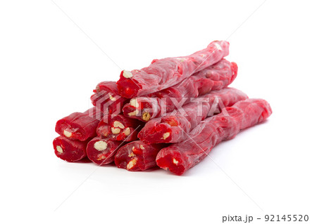 Turkish delight isolated on white. 92145520