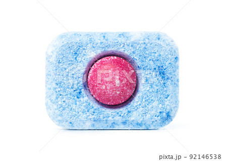 Dishwasher tablets on a white background isolate 92146538