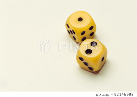 dice isolated on white background dice isolated on white background 92146998