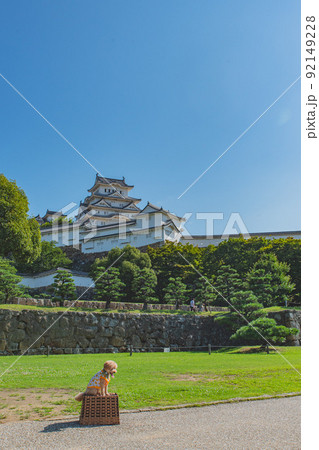 姫路城と犬 姫路城と犬 92149228
