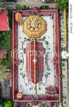 Wat Phrathat Suthon Mongkhon Khiri temple complex in Phrae, Thailand 92149685