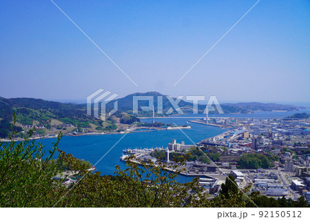 安波山展望台から望む気仙沼の景色 92150512