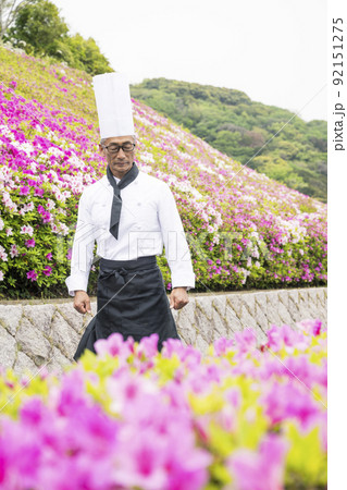 料理人　中高年　シェフ　グランドシェフ 92151275