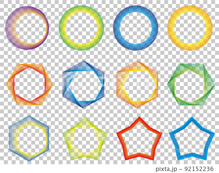 フレーム,枠,カラフル,広告,チラシ フレーム,枠,カラフル,広告,チラシ 92152236