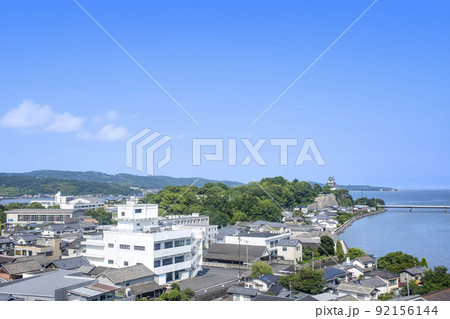 杵築市街地と杵築城 杵築市街地と杵築城 92156144