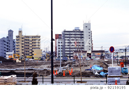 2004年　再開発中のJR久宝寺駅周辺 92159195