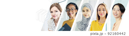 様々な人種の女性 グローバルビジネス 多様性 様々な人種の女性 グローバルビジネス 多様性 92160442