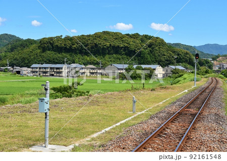 夏の阿波海南駅 徳島 夏の阿波海南駅 徳島 92161548