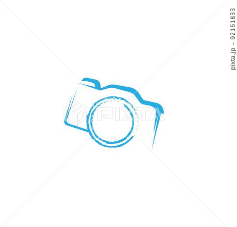 Camera icon logo design illustration template 92161833