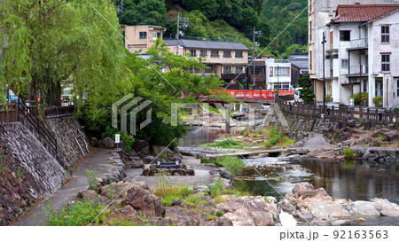長門 風景 温泉街 長門 風景 温泉街 92163563