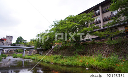 長門 風景 温泉街 長門 風景 温泉街 92163581