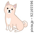 かわいい日本犬のイラスト 92165596