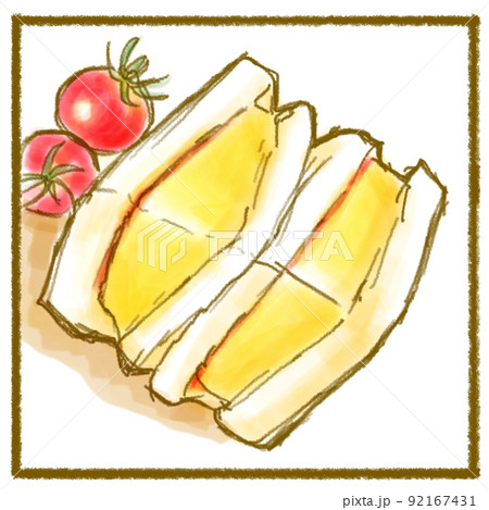厚焼きたまごサンドイッチ 92167431