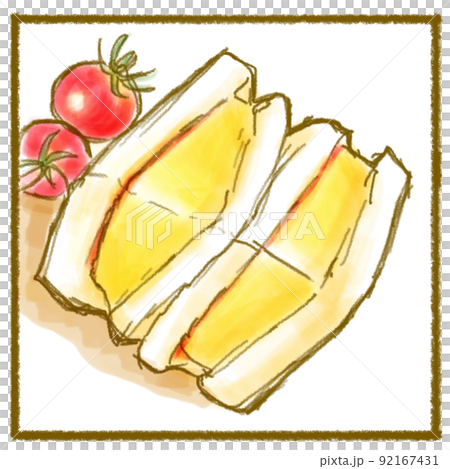 厚焼きたまごサンドイッチ 92167431