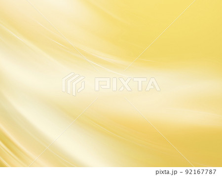 金色の背景に抽象的な光のライン 流動的なカーブ 金色の背景に抽象的な光のライン 流動的なカーブ 92167787