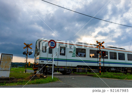 静岡県掛川市細谷　天竜浜名湖鉄道と沿線の風景 92167985
