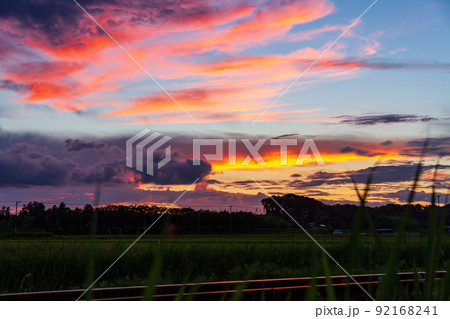 静岡県掛川市細谷　天龍浜名湖鉄道と沿線の風景 92168241