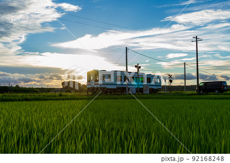 静岡県掛川市細谷　天龍浜名湖鉄道と沿線の風景 92168248