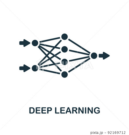 Deep Learning icon. Monochrome simple line Data Science icon for templates, web design and infographics Deep Learning icon. Monochrome simple line Data Science icon for templates, web design and infographics 92169712