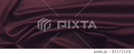 Smooth elegant pink silk or satin luxury cloth texture as abstract background. Luxurious valentines day background design 92171528