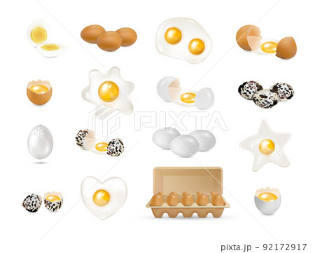 Eggs Realistic Set Eggs Realistic Set 92172917