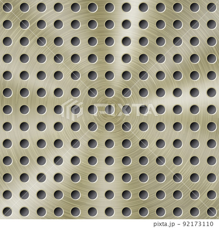 Abstract metal background with round holes Abstract metal background with round holes 92173110